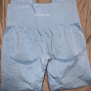 NVGTN Sky Blue Seamless Leggings
